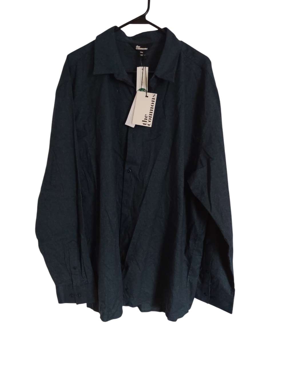 The Commons XXL Teal Long Sleeve Button Down Shirt